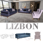 LIZBON SOFA SET PIECE LIVING ROOM CHAIR FOR HOME FROM FACTORY WHOLESALE